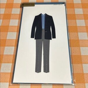 “Semi Formal” Zang Toi Mens Fashion Blank Papyrus card